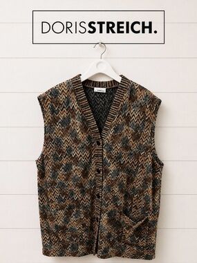 DORIS STREICH – Zigzag Knit Vest 48